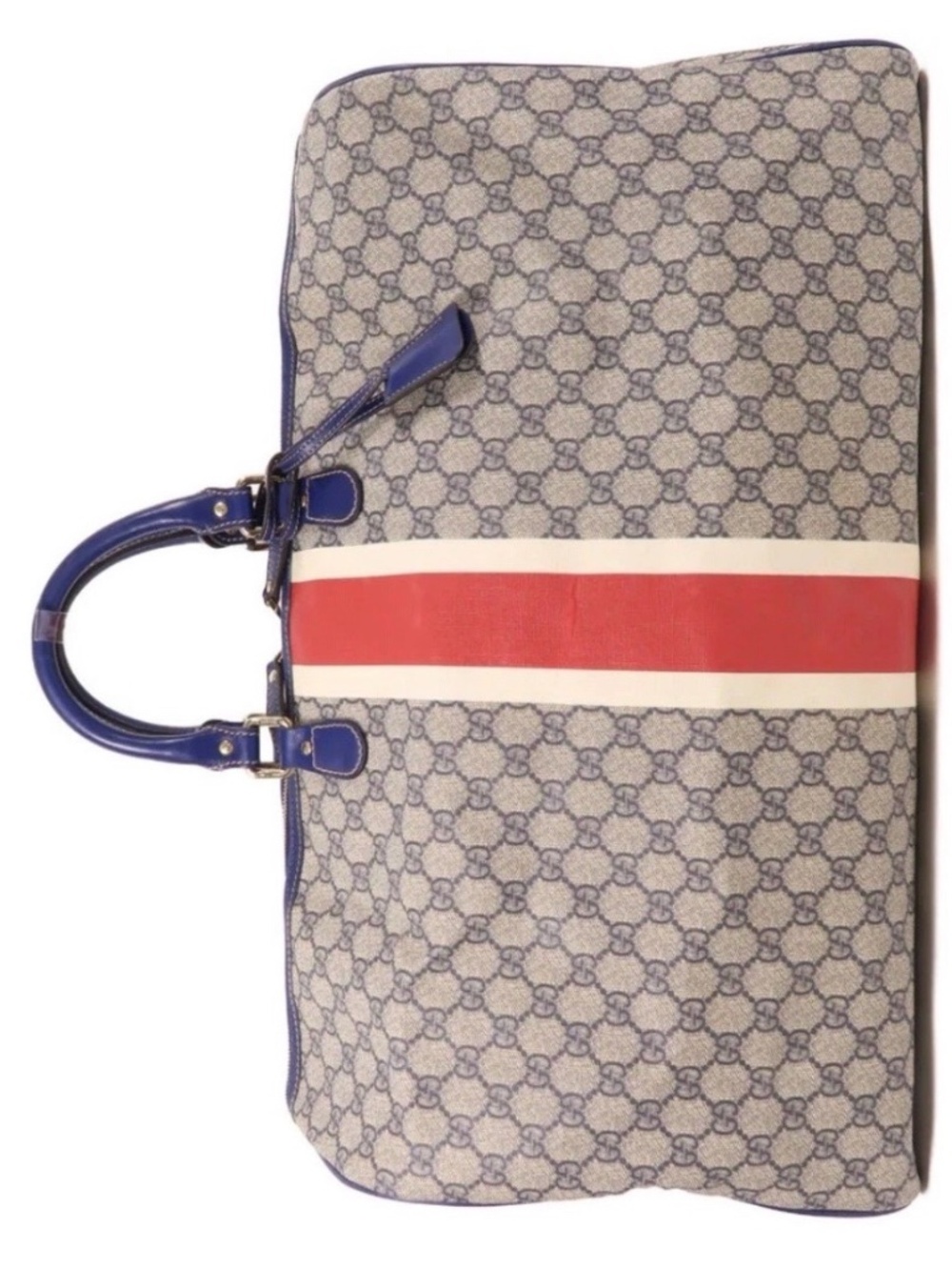 RARE Gucci Union Jack Boston Bag UK Flag 2009 Sloaney Bag London Exclusive - Picture 15 of 15
